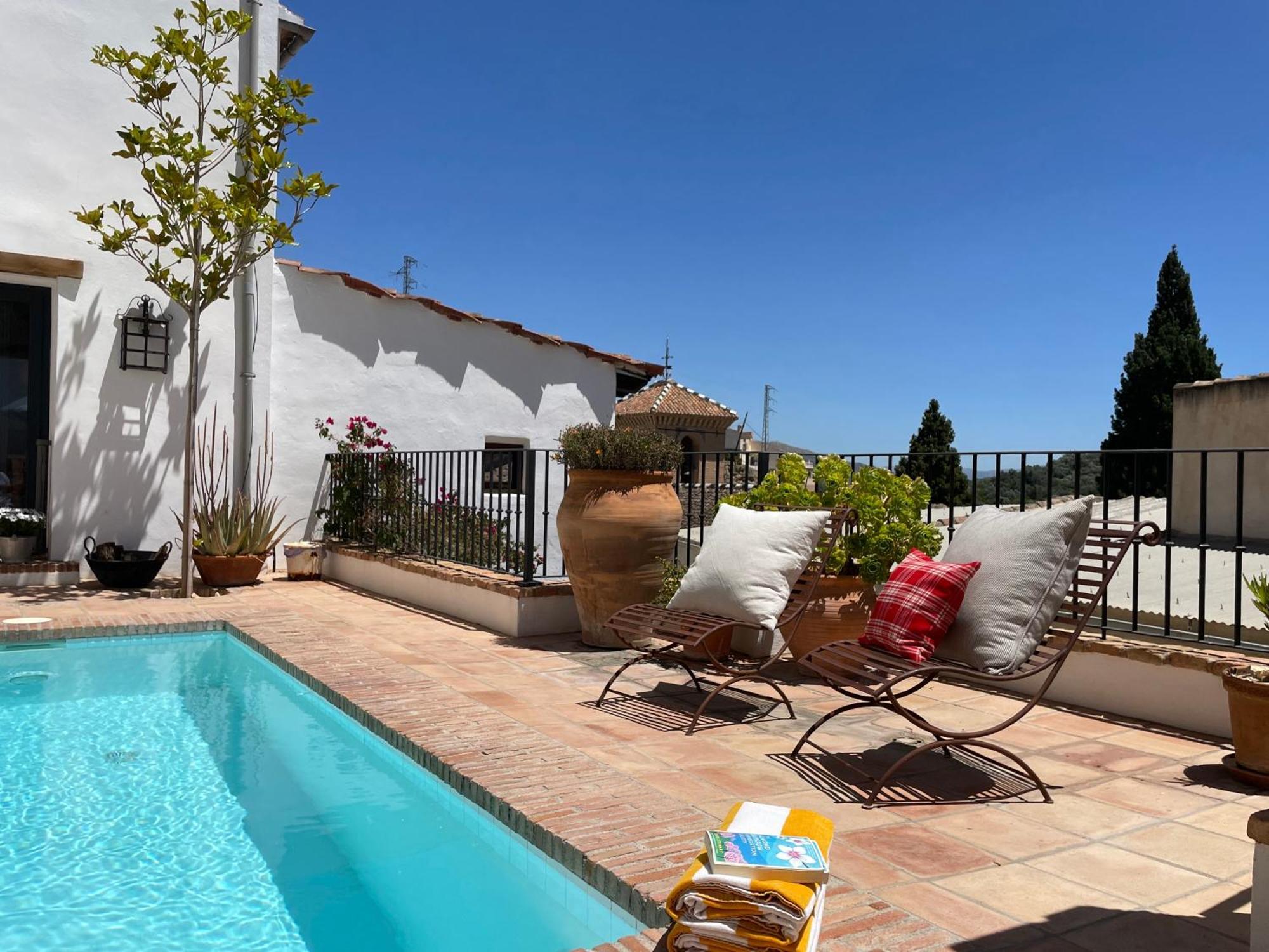 Stunning Spanish White Village Home Private Pool Stunning Views Saleres Buitenkant foto