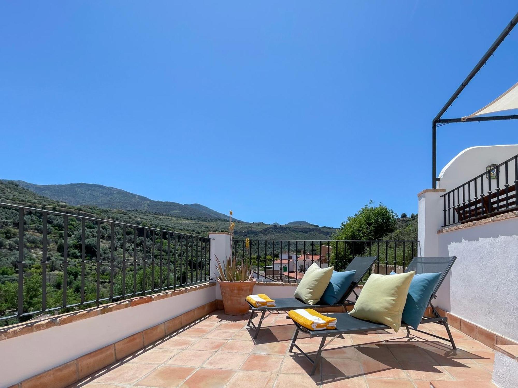 Stunning Spanish White Village Home Private Pool Stunning Views Saleres Buitenkant foto